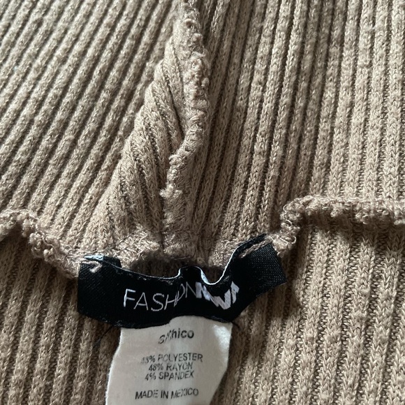 fashion nova wanderlust hoodie in taupe - Picture 2 of 5